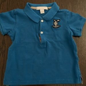 Burberry baby polo shirt